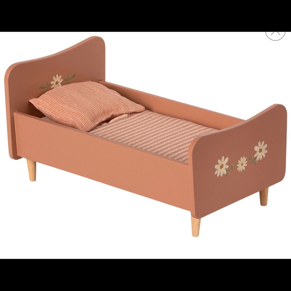 Maileg wooden bed. BRAND NEW in box! Get it before it’s retired